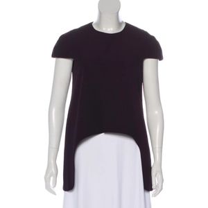 Alexander Mcqueen eggplant purple top size 46